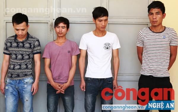 Nhóm đối tượng bị bắt giữ