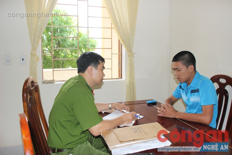 Trịnh Văn Hùng tại Cơ quan Công an