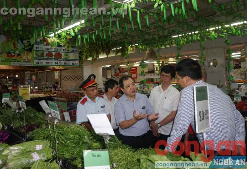 Kiểm tra tại siêu thị BigC Vinh