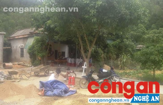 Ngôi nhà ông Châu - nơi xảy ra vụ án