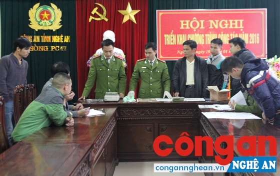 Phòng Cảnh sát ĐTTP về Ma túy tiến hành giám định ma túy