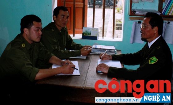 Ban Công an xã Nghĩa Xuân triển khai kế hoạch giữ vững ANTT trên địa bàn