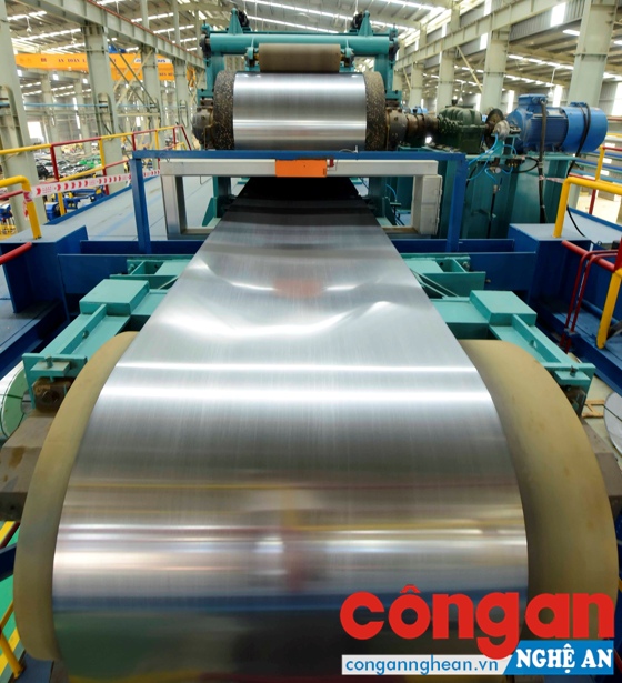 Dây chuyền mạ NOF của nhà máy Hoa Sen Nghệ An tại KCN Đông Hồi