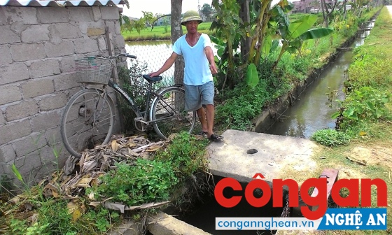 Nguồn nước vào nhà máy được lấy từ kênh tưới ô nhiễm