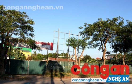 Sau nhiều năm được cấp giấy chứng nhận đầu tư, Dự án vẫn là một bãi đất hoang hóa.