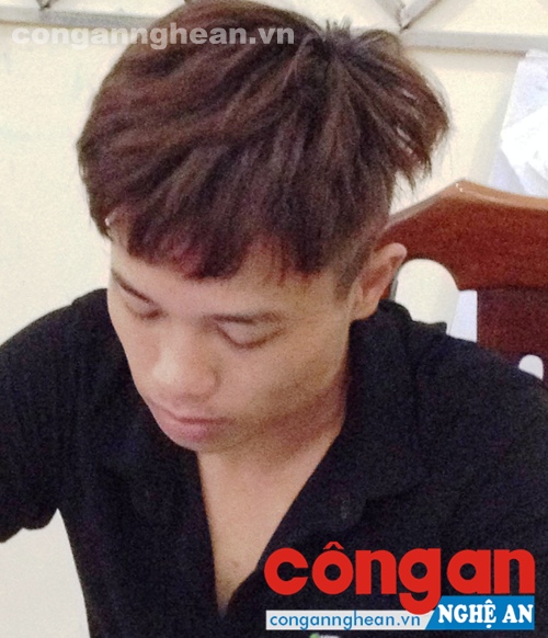 Đối tượng Hoàng Văn Anh tại cơ quan điều tra