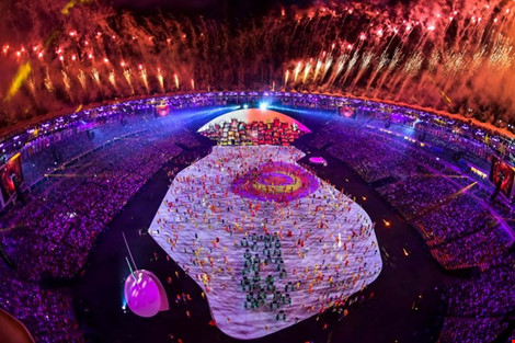 Khung cảnh hoành tráng tại sân Maracana.