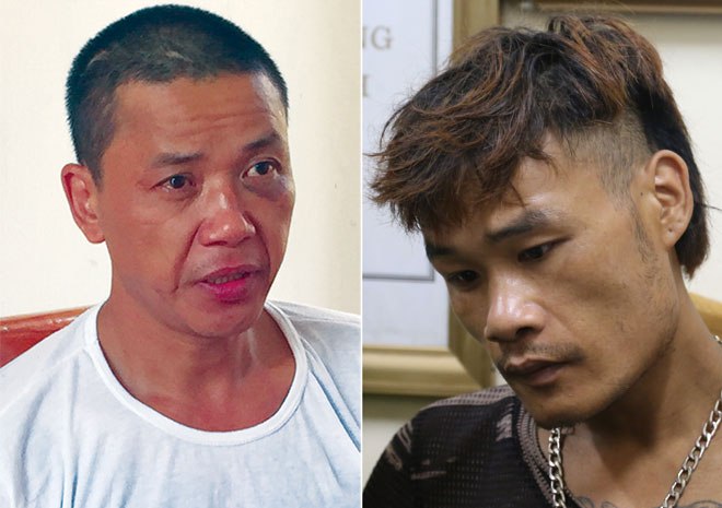 Đối tượng Cam Văn Lợi và Vi Ngọc Doan.