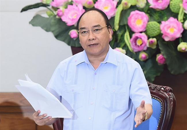 Thủ tướng phát biểu kết luận Hội nghị trực tuyến toàn quốc về bảo vệ môi trường. 