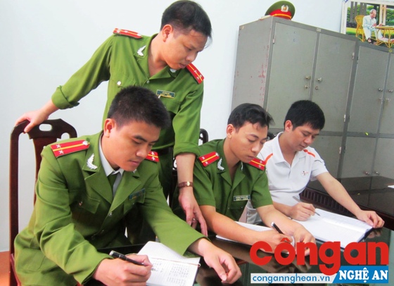 Đội CSĐT tội phạm về Hình sự - Kinh tế - Ma túy Công an TX Thái Hòa triển khai kế hoạch phá án