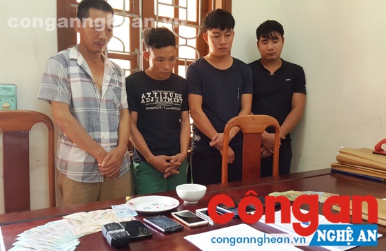 Các đối tượng và tang vật vụ án