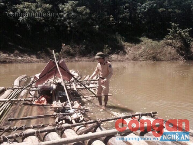 Số gỗ bị lực lượng Công an thu giữ ngày 27/9