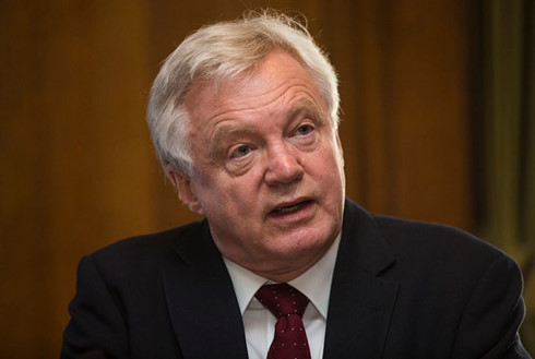 Bộ trưởng Anh phụ trách đàm phàn rời khỏi Liên minh Châu Âu (Brexit) David Davis. (ảnh: Getty).
