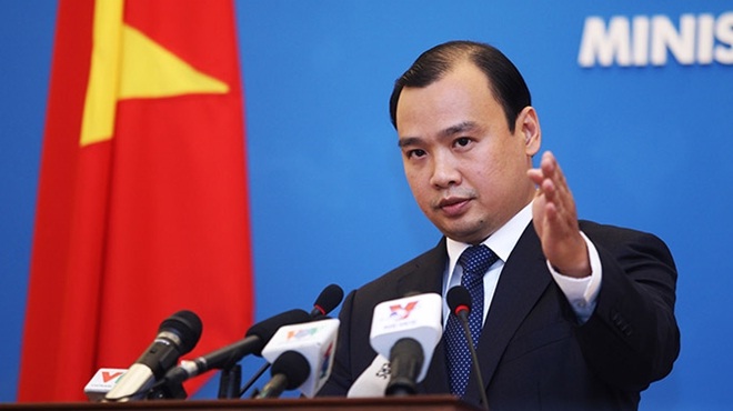 Người phát ngôn Bộ Ngoại giao Việt Nam Lê Hải Bình.