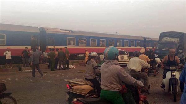 Hiện trường vụ tai nạn.