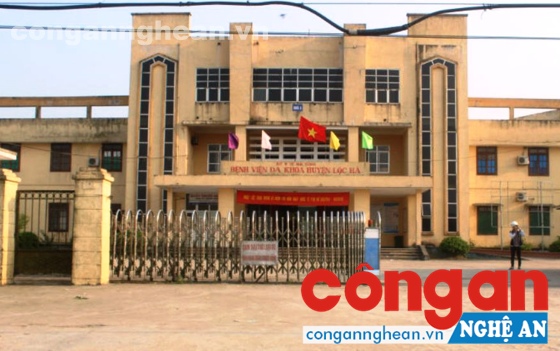 Bệnh viện Đa khoa Lộc Hà, nơi xảy ra sự việc hy hữu
