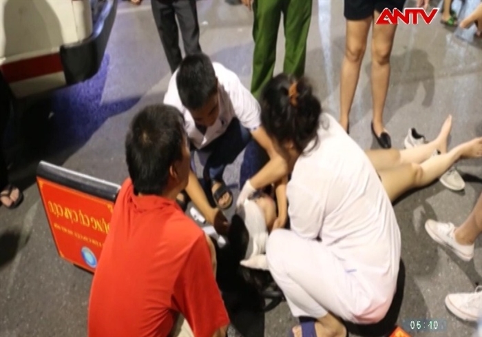 Vụ tai nạn xảy ra khi người chơi bị ngã do xe điện thăng bằng