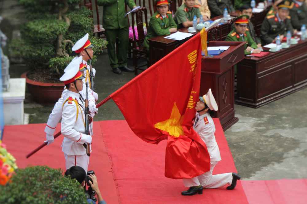 Lễ tuyên thệ thành lập Tiểu đội nữ Cảnh sát đặc nhiệm