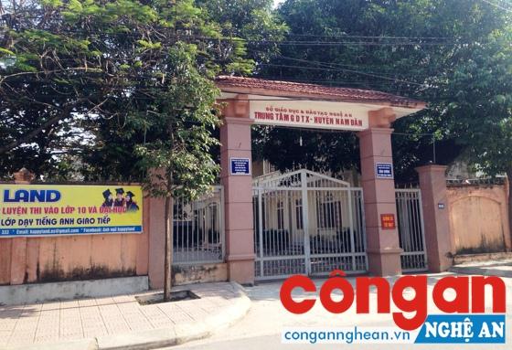Trung tâm Giáo dục thường xuyên huyện Nam Đàn                                                 nằm trong chủ trương sáp nhập