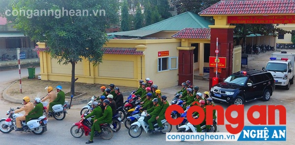 CBCS các đội nghiệp vụ ra quân mở đợt cao điểm tấn công trấn áp tội phạm