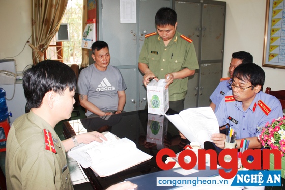 Cơ quan ANĐT và Viện KSND tỉnh tiến hành các thủ tục tố tụng đối với Trần Văn Trung