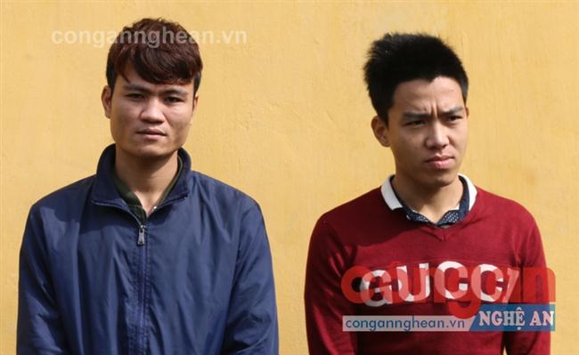 Các đối tượng bị bắt giữ.