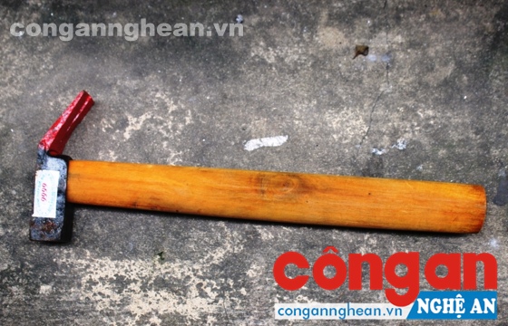 Búa đinh Dũng dùng để gây án