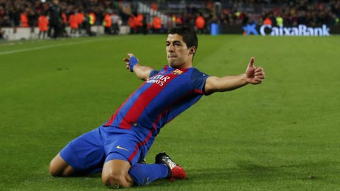 Suarez đã có một ngày thi đấu đáng nhớ