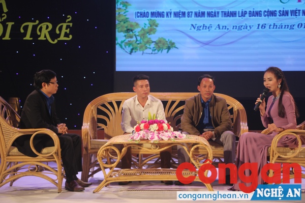 Giao lưu với các Đảng viên trẻ, thanh niên ưu tú