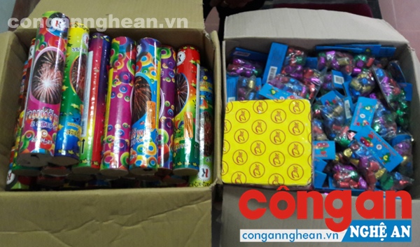 Tang vật 50 kg pháo