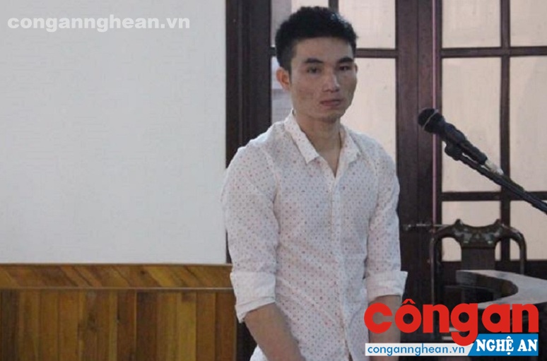 Bị cáo Mai Tiến Hoài tại phiên tòa