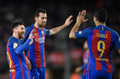 Barca có chiến thắng dễ dàng theo kiểu set tennis