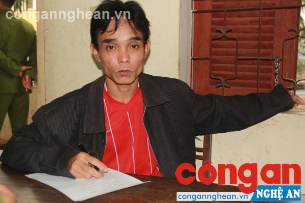  Đối tượng Hồ Đình Hải tại Cơ quan Công an