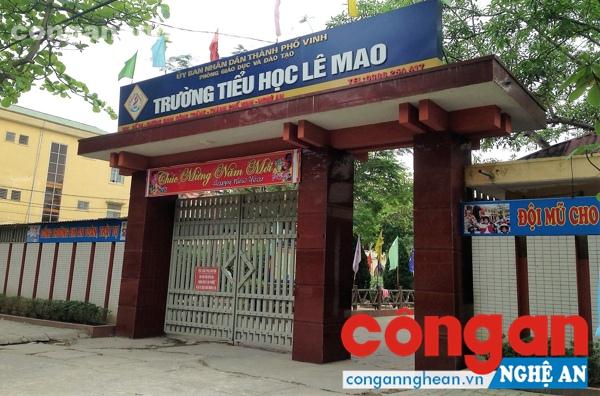 Trường Tiểu học Lê Mao, TP Vinh là 1 trong 13 trường không được công nhận lại trường đạt chuẩn quốc gia