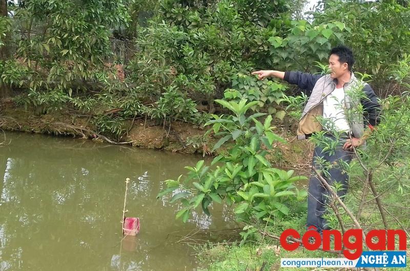 Một phần diện tích mà UBND xã thu hồi bán cho người khác khiến gia đình anh Lưu bức xúc
