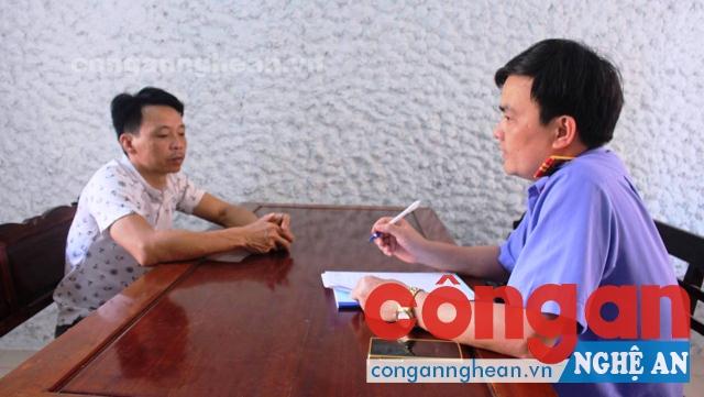 Đối tượng Trần Bảo Ngọc tại cơ quan điều tra