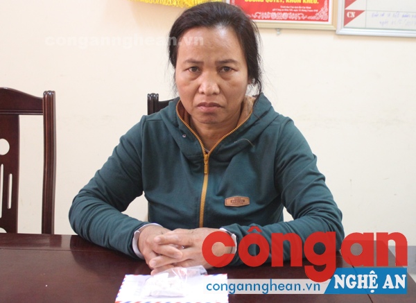 Vi Thị Thanh cùng tang vật