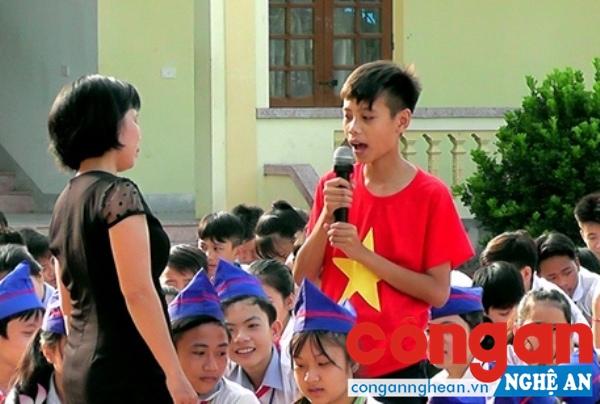 Buổi tuyên truyền đã trang bị cho học sinh những kỹ năng cơ bản về phòng, chống xâm hại tình dục