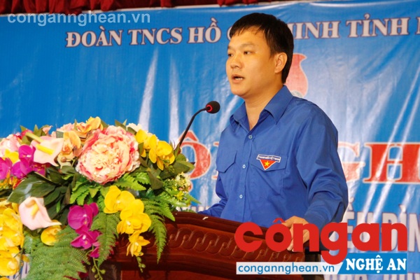 Thay mặt BTV Tỉnh đoàn, đồng chí Phạm Tuấn Vinh- Bí thư Tỉnh đoàn thông tin chính thức vụ việc ngày 15/5 tại Diễn Châu liên quan linh mục Nguyễn Đình Thục 