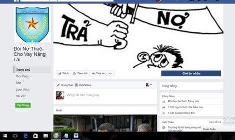 Một trang facebook quảng cáo khá công khai “dịch vụ” đặc biệt này.