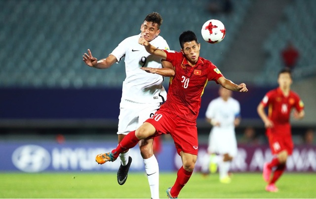 Về cuối trận, thế mạnh về thể lực của U20 New Zealand được phát huy. (Ảnh: FIFA)