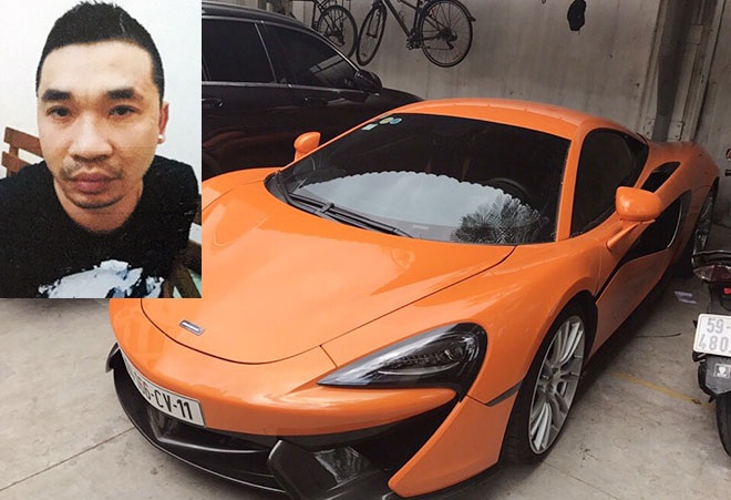 Ông trùm Văn Kính Dương và chiếc siêu xe trị giá 25 tỷ.