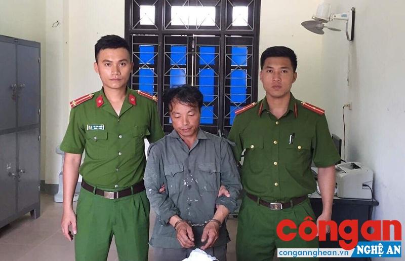 Đối tượng Đặng Xuân Trang tại cơ quan Công an