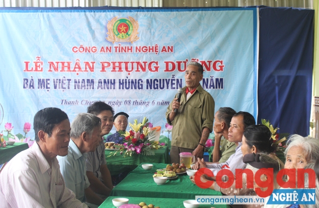 Đại diện gia đình mẹ Nguyễn Thị Năm phát biểu ý kiến