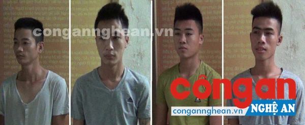 4 đối tượng bị bắt giữ