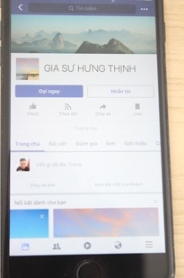 Trung tâm gia sư ảo do Mẫn lập để lừa đảo