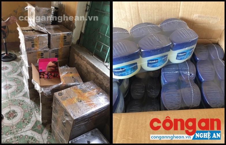 Số mỹ phẩm không rõ nguồn gốc bị thu giữ