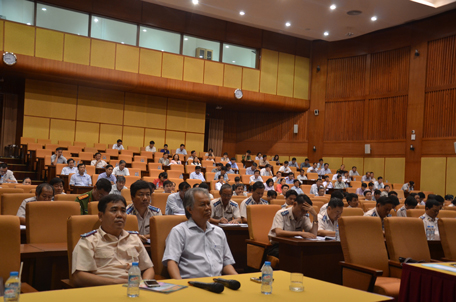 Quang cảnh hội nghị triển khai Nghị định số 71/2016/NĐ-CP.