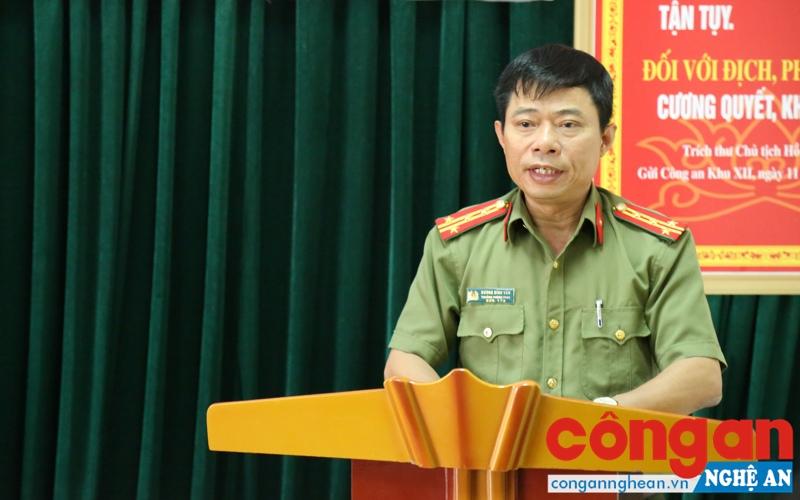 Phát biểu của lãnh đạo phòng