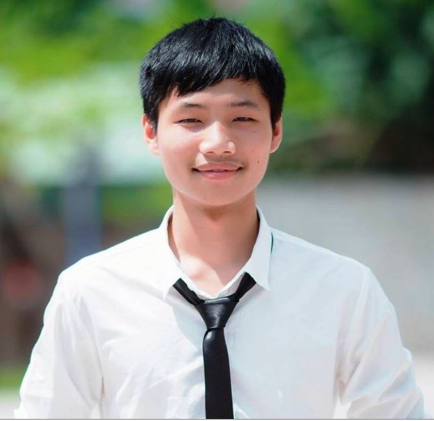 Em Hồ Phi Khánh, thủ khoa khối B là thí sinh duy nhất đạt 3 điểm 10 tuyệt đối (ảnh do nhân vật cung cấp)